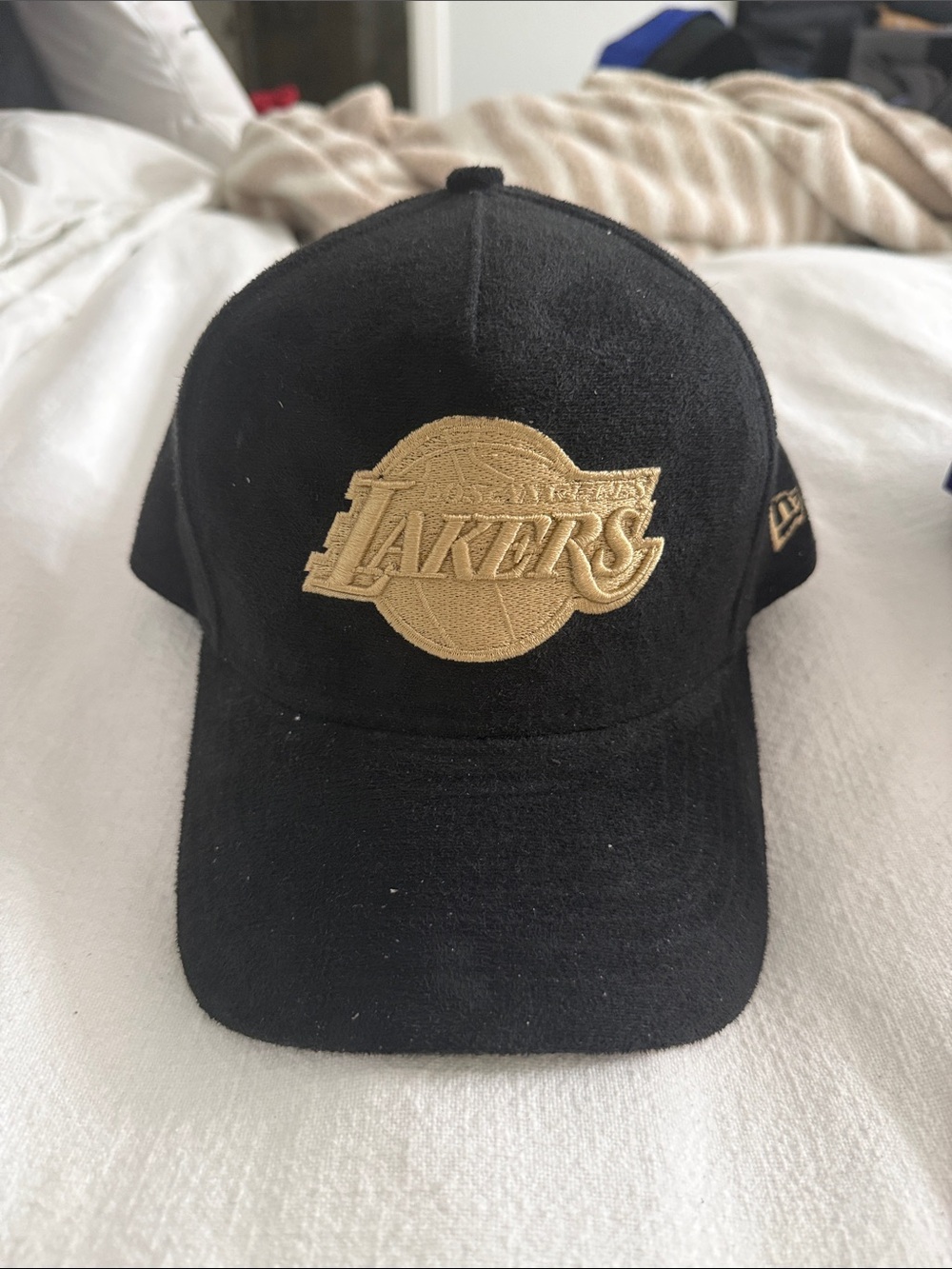 New Era Black and Gold Los Angeles Lakers Hat